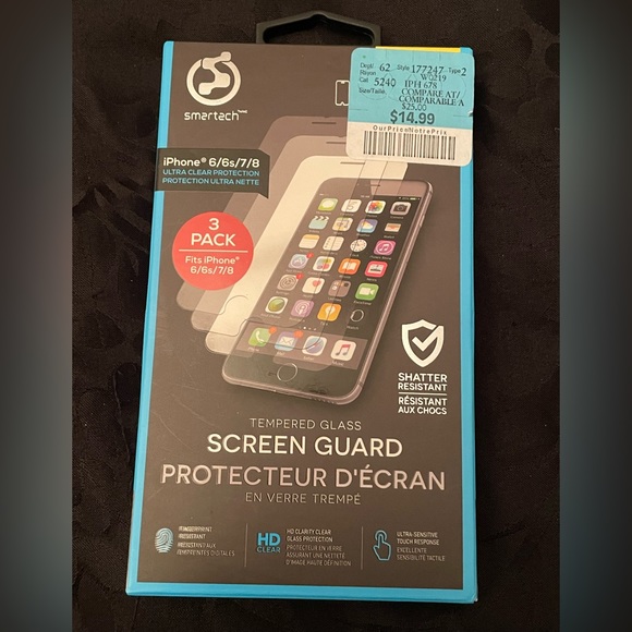 🌹3 for $20🌹2 iPhone 6/7/8 Screen Protectors - Picture 1 of 2